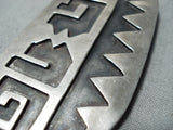 Sensational Vintage Navajo Sterling Silver Necklace Native American Old-Nativo Arts