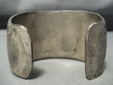 For Small Wrist Vintage Native American Navajo Turquoise Sterling Silver Bracelet-Nativo Arts