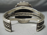 Important Jeanette Dale Vintage Native American Navajo Black Onyx Sterling Silver Bracelet-Nativo Arts
