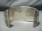 Superior Vintage Native American Navajo Sleeping Beauty Turquoise Sterling Silver Bracelet Old-Nativo Arts