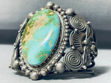 Russ And Sam Best Vintage Native American Navajo Royston Turquoise Sterling Silver Bracelet-Nativo Arts
