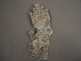 Dancing Kachina Authentic Vintage Navajo Becenti Native American Jewelry Silver Pin-Nativo Arts
