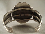 Dancing Kachina Huge Vintage Zuni Turquoise Native American Jewelry Silver Bracelet Old Vtg Sterling-Nativo Arts