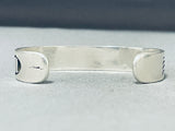 Impressive Vintage Native American Hopi Sterling Silver Prints Bracelet-Nativo Arts