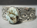 Important Dry Creek Turquoise Sterling Silver Native American Bracelet-Nativo Arts