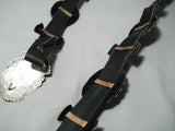 Important Vintage Native American Navajo Del Delgarito Turquoise Sterling Silver Concho Belt-Nativo Arts