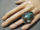 Wonderful Vintage Native American Navajo Royston Turquoise Sterling Silver Ring-Nativo Arts