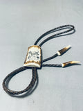 Hand Carved Vintage Native American Bolo Tie-Nativo Arts