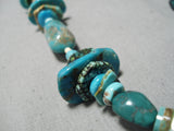 Native American Impressive Vintage Santo Domingo Royston & Old Kingman Turquoise Necklace-Nativo Arts