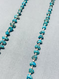 Native American Impressive Vintage Santo Domingo Kingman Turquoise Necklace-Nativo Arts