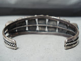 Superior Vintage Native American Navajo Sleeping Beauty Turquoise Sterling Silver Bracelet Old-Nativo Arts