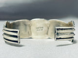Rare Vintage Native American Navajo Red Mountain Turquoise Sterling Silver Bracelet-Nativo Arts