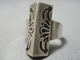 Amazing Sandy Smith Navajo Sterling Silver Native American Ring-Nativo Arts