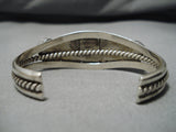 Incredible Vintage Navajo Turquoise Sterling Silver Native American Bracelet-Nativo Arts