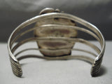 One Of The Best Vintage Native American Navajo Royston Nugget Turquoise Sterling Silver Bracelet-Nativo Arts