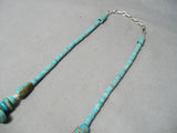Native American Impressive Vintage Santo Domingo Royston & Old Kingman Turquoise Necklace-Nativo Arts