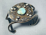 Rare Infinity Vintage Native American Navajo Royston Turquoise Sterling Silver Bracelet-Nativo Arts