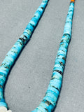 Native American One Of The Most Unique Vintage Santo Domingo Turquoise Heishi Jacla Necklace-Nativo Arts
