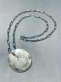 Native American Incredible Vintage Hopi Kachina Sterling Silver Hand Carved Necklace-Nativo Arts