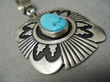 Authentic Vintage Native American Navajo Thomas Singer Sterling Silver Pendant-Nativo Arts