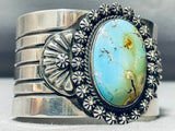 Best Native American Navajo Rob Yellowhorse Turquoise Sterling Silver Heavy Bracelet-Nativo Arts