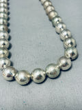 Dazzling Vintage Native American Navajo Sterling Silver Necklace-Nativo Arts