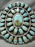 Important Vintage Native American Navajo Larry Begay Royston Turquoise Sterling Silver Bracelet-Nativo Arts