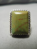 Important Shiprock Artist Vintage Native American Navajo Royston Turquoise Sterling Silver Ring-Nativo Arts