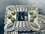 Royston Turquoise Vintage Native American Navajo Roger Skeet Sterling Silver Concho Belt-Nativo Arts