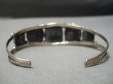 Superior Vintage Native American Navajo Royston Turquoise Sterling Silver Bracelet-Nativo Arts