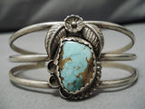 Vintage Navajo Royston Turquoise Sterling Silver Native American Bracelet-Nativo Arts