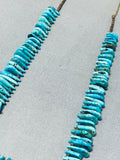 Native American Tremendous Vintage Santo Domingo Royston Turquoise Heishi Necklace-Nativo Arts