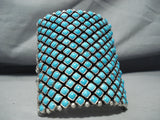 One Of The Best Ever Native American Navajo Turquoise Sterling Silver Bracelet-Nativo Arts