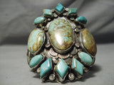 One Of Best Vintage Native American Navajo Royston Turquoise Sterling Silver Bracelet Old-Nativo Arts