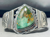 Dazzling Native American Navajo Royston Turquoise Sterling Silver Bracelet-Nativo Arts