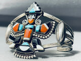 Early 1900's Vintage Native American Zuni Turquoise Sterling Silver Bracelet Old-Nativo Arts