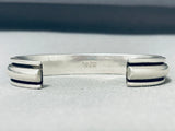 Juan Willie Vintage Native American Navajo Sterling Silver Bracelet-Nativo Arts