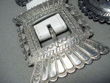 Women's Vintage Native American Navajo Sterling Silver White Belt Concho Belt-Nativo Arts