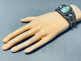 Early Museum Quality Vintage Native American Navajo Royston Turquoise Sterling Silver Bracelet-Nativo Arts