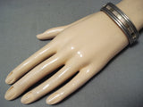 Bruce Morgan Vintage Native American Navajo Sterling Silver And 14k Gold Bracelet-Nativo Arts