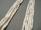 Quality Vintage Navajo Sterling Silver Shell Native American Heishi Necklace-Nativo Arts
