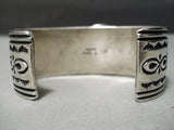 Important Vintage Native American Navajo Albert Jake Bisbee Turquoise Sterling Silver Bracelet-Nativo Arts