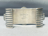 Best Vintage Native American Navajo Sugulite Jet Sterling Silver Bracelet Cuff-Nativo Arts