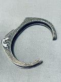 Important Vintage Native American Hopi Sugilite Sterling Silver Bracelet-Nativo Arts