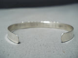 Fantastic Zuni Coral Sterling Silver Bracelet Native American-Nativo Arts