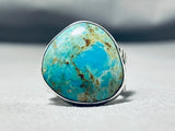 Noteworthy San Felipe Royston Turquoise Sterling Silver Ring-Nativo Arts