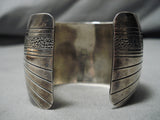 Important Sammy Graves Vintage Native American Navajo Royston Turquoise Sterling Silver Bracelet-Nativo Arts