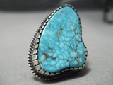 Best Verdy Jake Important Navajo Turquoise Sterling Silver Native American Ring-Nativo Arts