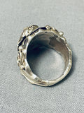 One Of The Most Intricate Native American Navajo Horse Sterling Silver Ring-Nativo Arts