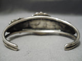 Quality Vintage Native American Navajo Tears Of Joy Turquoise Sterling Silver Bracelet Old-Nativo Arts